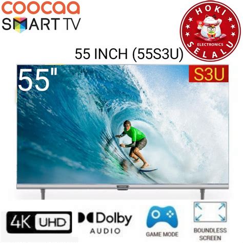 Jual Coocaa Led Smart Digital Tv Inch S U K Frame Less Dolby