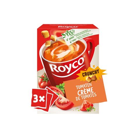 Roger De Lille Soupe Cr Me De Tomate Crunchy Royco Sachets