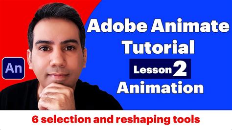 Adobe Animate Tutorial For Beginners 2 Selection And Reshaping