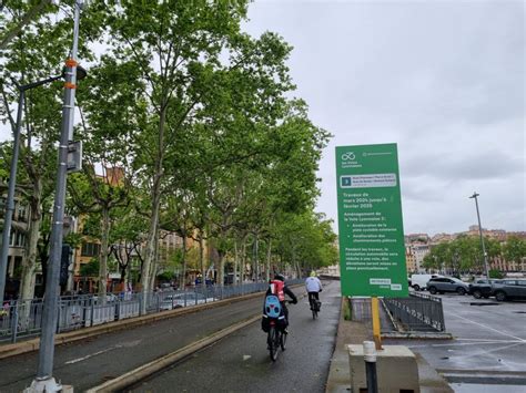 Métropole de Lyon Voie Lyonnaise 3 les quais de Saône en travaux