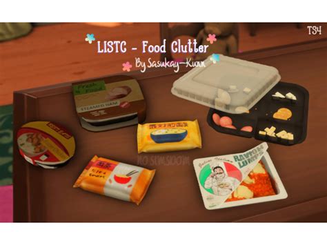 Food Clutter - The Sims 4 Download - SimsDomination | Sims 4, Sims ...