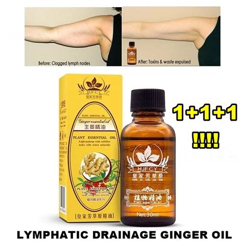 Bundle Of 3 Lymphatic Drainage Ginger Oil Natural Plant Therapy 30 Ml Each Shopee Singapore