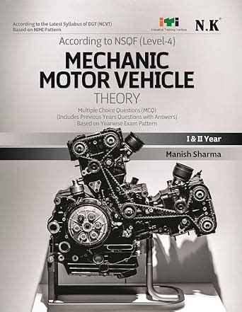 Buy Neelkanth Mechanic Motor Vehicle Theory I II Year English