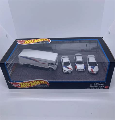 Hot Wheels Premium Diorama Box Set Bmw M M E M E Fleet Flyer Picclick Uk