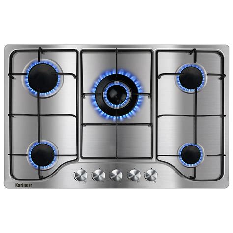 Buy Karinear Stove Cooktop 30 Inch 5 Burners Built In Stainless Steel