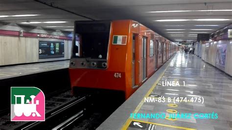 Metro Cdmx Línea 1 San Lázaro Ne 92 Y Nm 83 B Youtube