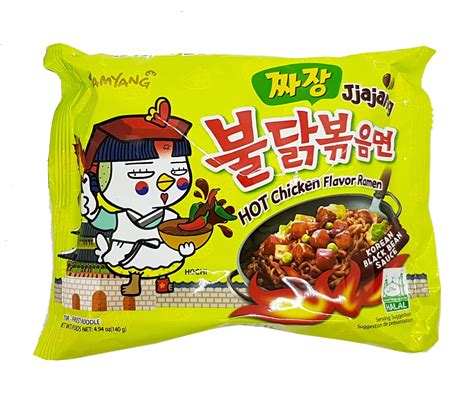 Samyang Jjajang Hot Chicken Flavour Ramen Single Piece Made In Korea