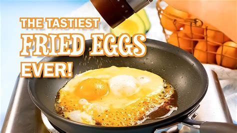 Fried Eggs With Cheese Recipe Tastiest Ever Super Easy Youtube