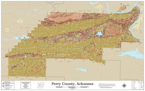 Perry County Arkansas 2024 Soils Wall Map Mapping Solutions