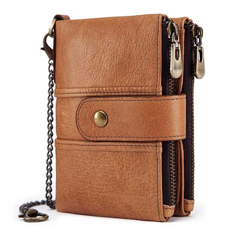 Genuine Cowhide Leather Wallet For Men Rfid Blocking Wholesale