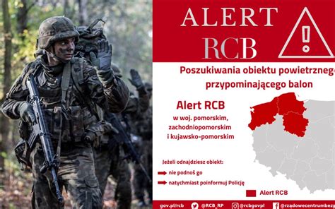 Alert RCB dla województwa zachodniopomorskiego Trwają poszukiwania