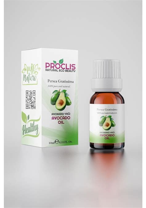 Proclis Avokado Yağı 100 Doğal Bitkisel Sabit Yağ Avocado Oil