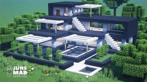 15 Minecraft Modern And Luxurious House Builds Mom S Got The Stuff