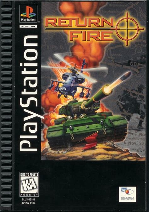 Return Fire (1996) PlayStation box cover art - MobyGames