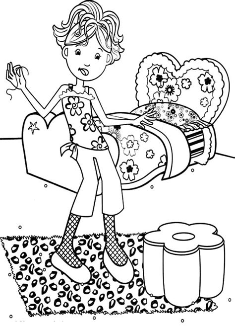 Girls Bedroom Coloring Page Fun And Free Printable Coloring Pages