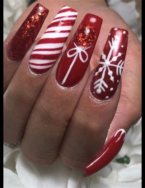 Pin by Malena diaz on Guardado rápido Christmas nails acrylic