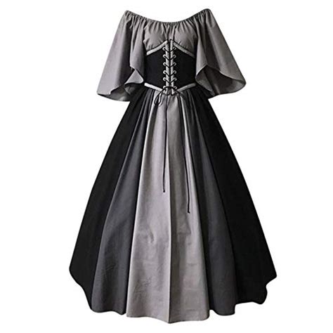 Yslmnor Medieval Costume For Women Halloween Corset Gothic Renaissance