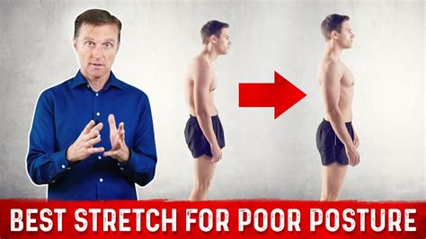 How To Correct Posture The Best And Simple Stretch Dr Berg Youtube