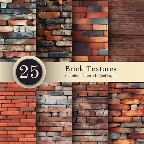 Red Bricks Texture Digital Paper Rustic White Bricks Paper Scrapbook