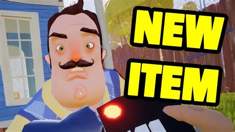 Hello Neighbor Act 2 New Item Pause Challenge Remote Mod Youtube