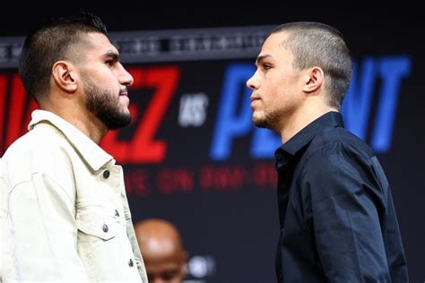 Photos Jesus Ramos Joey Spencer Face To Face At Final Presser