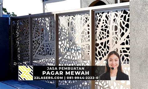 Model Pagar Laser Cutting Rumah Minimalis Pt Dua Dua Laserindo