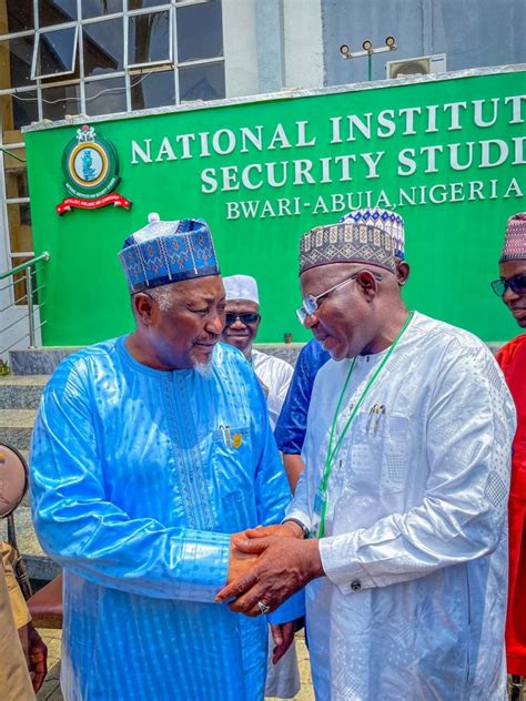 The Honorable Minister Of Defence Delivered A Lecture On Nigerias
