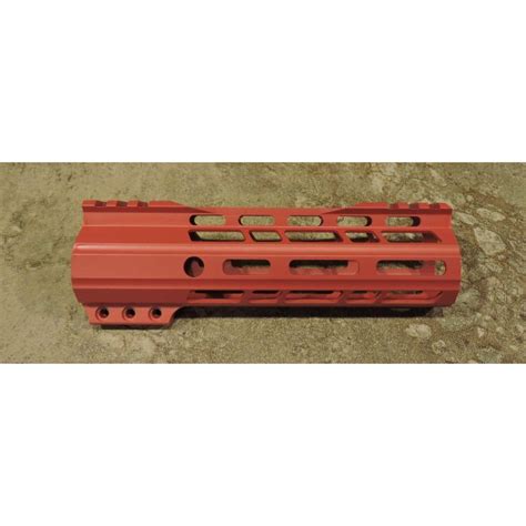 Ar 15 7 Vendetta Free Float M Lok Handguardredusmc Red