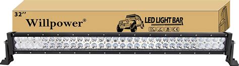 Willpower 32 Inch 180W LED Light Bar Straight Upgrated Chipset For Off