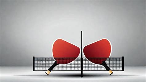 Premium AI Image | Intense Table Tennis Match