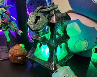 Thresh Lantern D Printed Painted Led Lamp Etsy