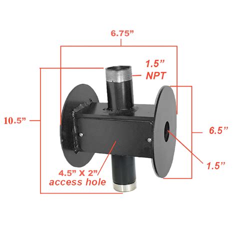 Dual Camera Mount With Ptz Adapter Strong Poles