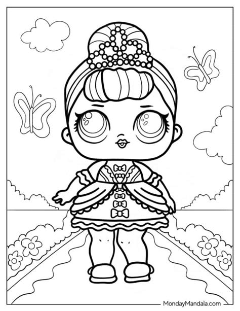 Free Printable Lol Surprise Dolls Spice Coloring Pages Store Dakora