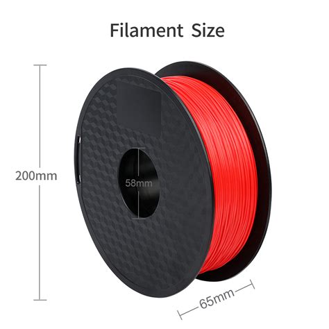 Ripley FILAMENTO IMPRESORA 3D 1 KILO PLA 335MT 1 75 MM ROJO