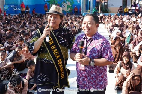 Dispersip Kota Ternate Gandeng Duta Baca Indonesia Masuk Ke Sekolah