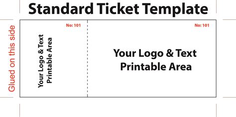 Blank Printable Concert Tickets