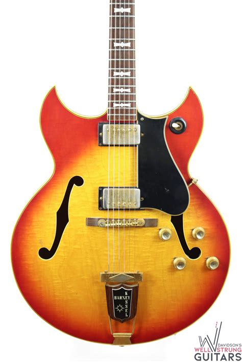 Barney Kessel Custom – Cherry Sunburst – Davidson's Well Strung Guitars ...