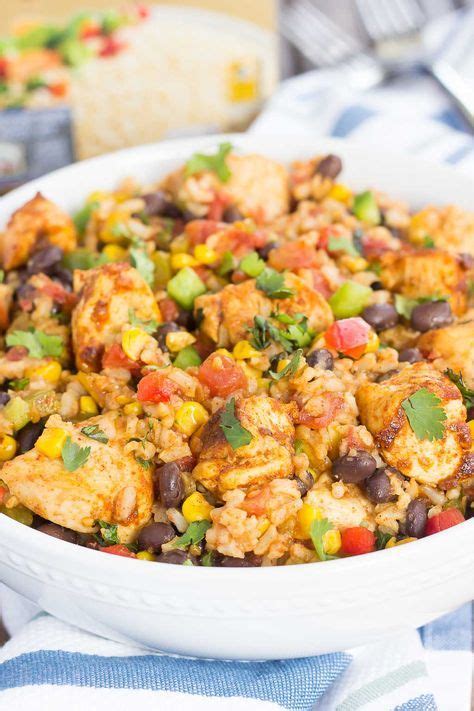 These Southwest Chicken And Rice Bowls Are Packed With Flavor And Perfect For Rice Bowls