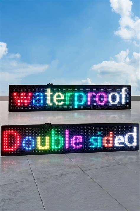 Fteledlight P10 Led Sign Indoor Outdoor Full Color Double