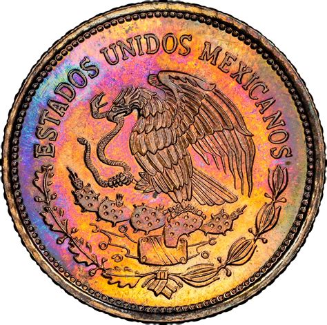 Mexico ESTADOS UNIDOS MEXICANOS 20 Centavos KM 491 Prices Values N