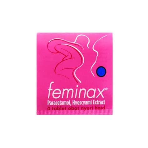 Jual FEMINAX OBAT NYERI HAID STRIP 4 TABLET HARGA PER STRIP