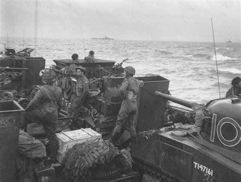13th18th Hussars On Passage To Normandy