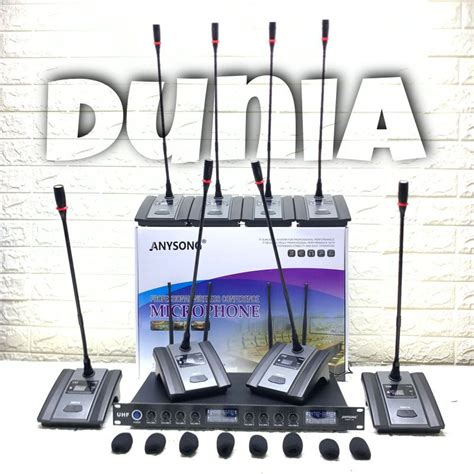 Jual Mic Wireless Meja Anysong Pmm Original Podium Pmm