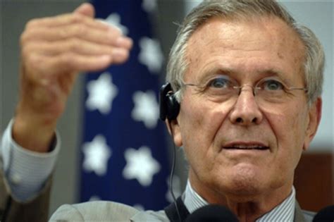 Secretary Of Defense Donald H Rumsfeld Delivers Remarks