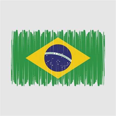 Brazil Flag Vector 20834375 Vector Art at Vecteezy