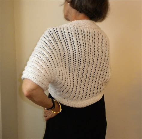 Cascading Lights Bolero Shrug Knitting Pattern