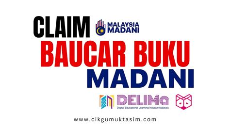 LANGKAH UNTUK CLAIM BAUCAR BUKU MADANI RM100 YouTube