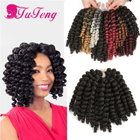 Wand Curl Crochet Hair Braiding Havana Mambo Twist Braid Hair Extensions Synthetic Senegalese