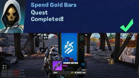 Spend Gold Bars Fortnite YouTube