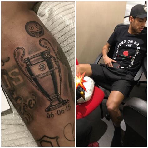 Emisoras Unidas El Nuevo Tatuaje De Neymar Previo A Enfrentar Al